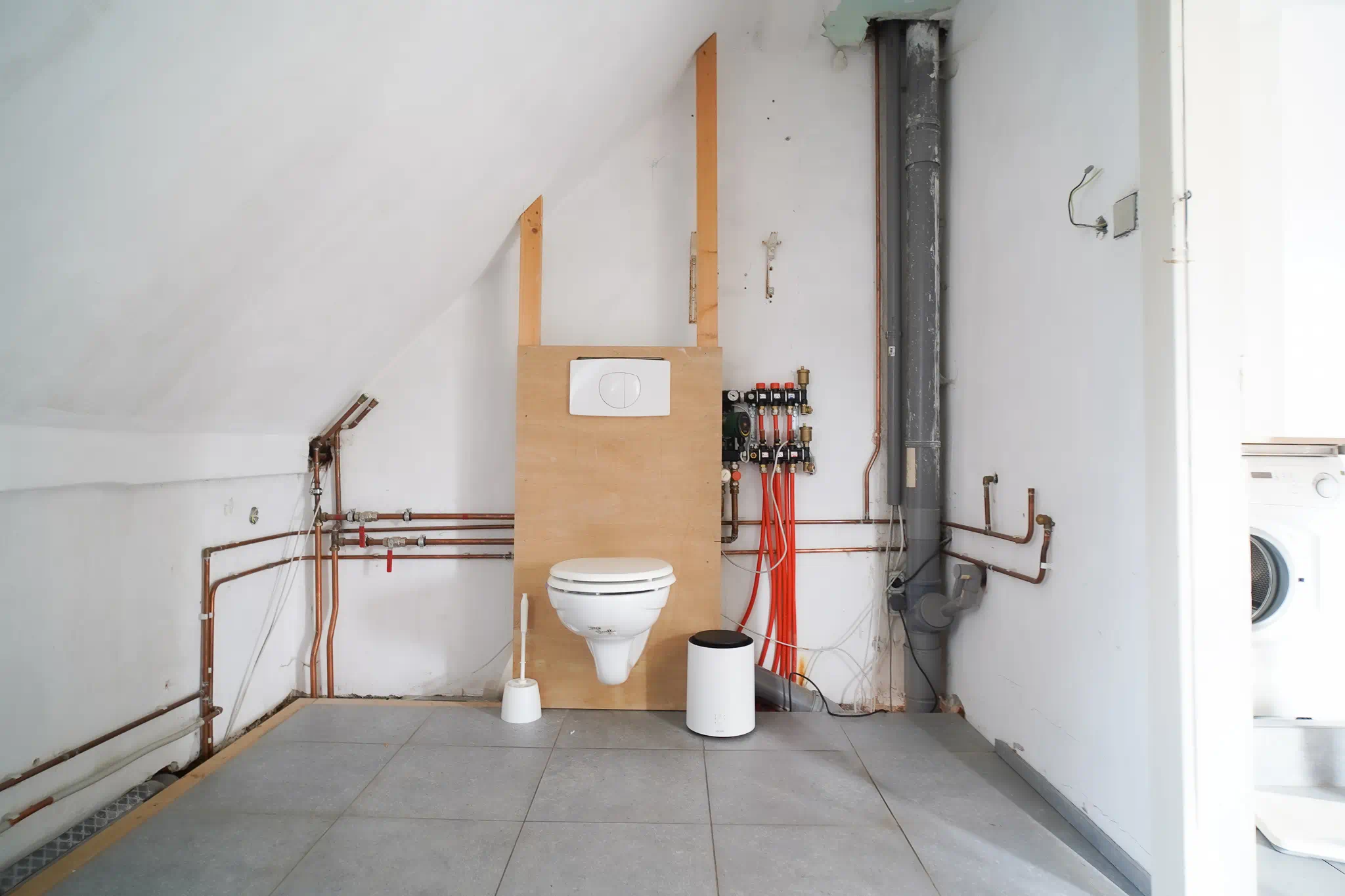 Badkamer van luxe, grote villa, vakantiewoning kuuroord, Ertsgebergte